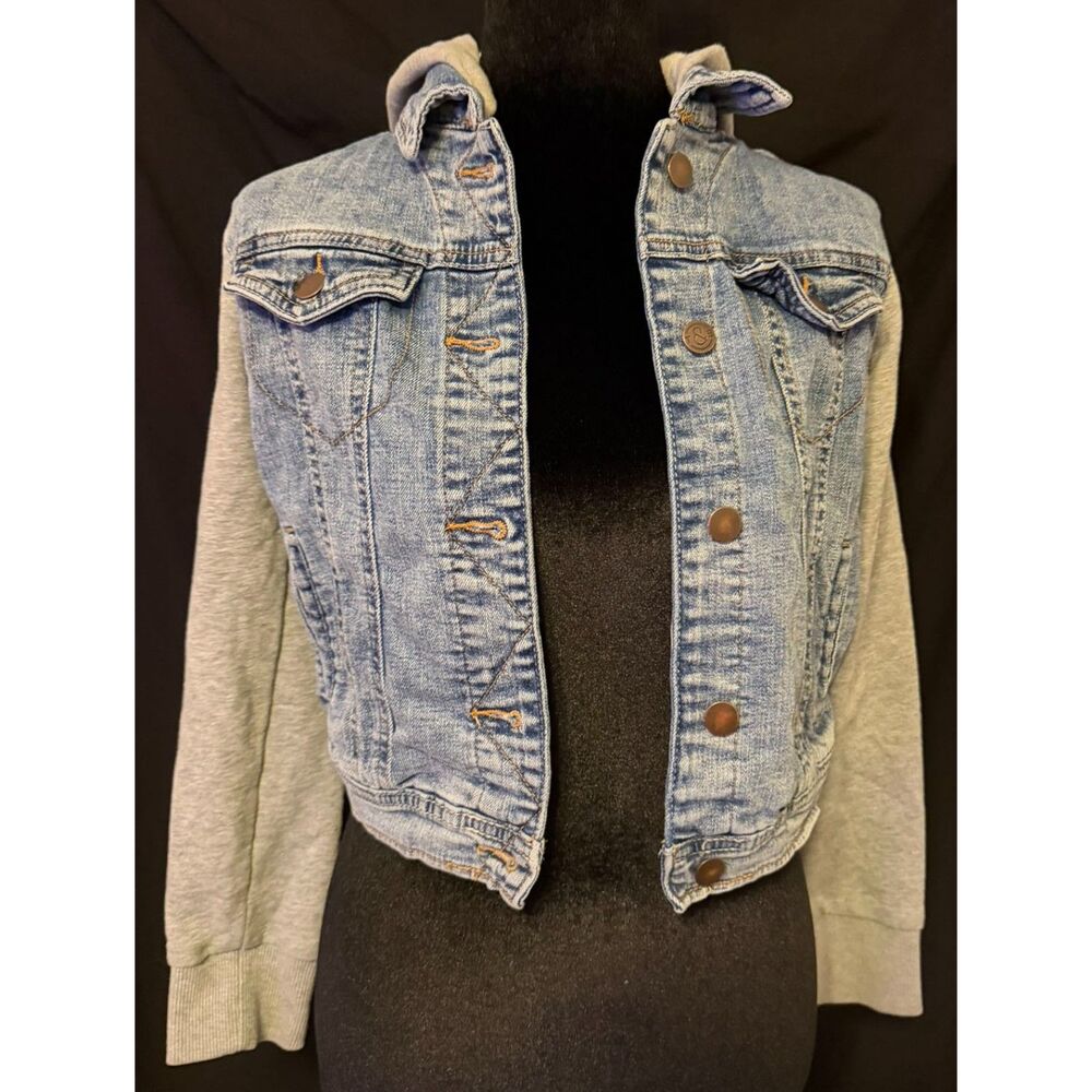 #170 - Treasure & Bond Denim Jacket Girls Size Large 10/12
